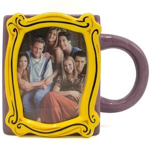 Friends TV Series Central Perk Purple Frame Mug